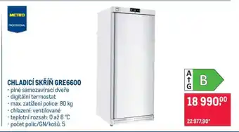 Makro CHLADICÍ SKŘÍŇ GREE600 nabídka