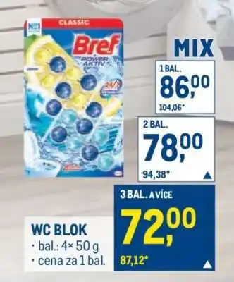 Makro WC blok nabídka