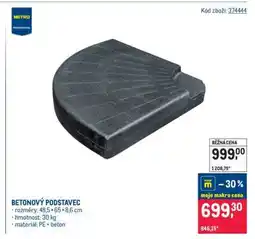 Makro BETONOVÝ PODSTAVEC nabídka