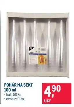 Makro POHÁR NA SEKT nabídka