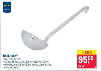 Makro Naběračky nabídka