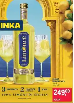 Makro LIMONCÈ APERITIVO nabídka