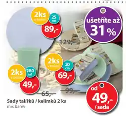 Kitos Sady talířků / kelímků 2 ks nabídka
