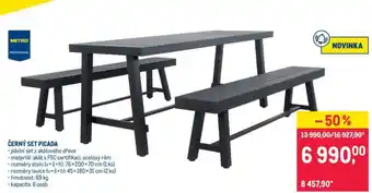 Makro ČERNÝ SET PICADA nabídka