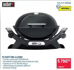 Makro PLYNOVÝ GRIL Q 1100N nabídka