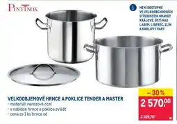 Makro VELKOOBJEMOVÉ HRNCE A POKLICE TENDER A MASTER nabídka