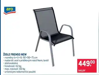 Makro Židle Frenso New nabídka