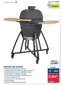 Makro KERAMICKÝ GRIL ANTRACIT nabídka