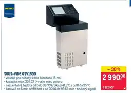 Makro Sous-vide GSV1500 nabídka