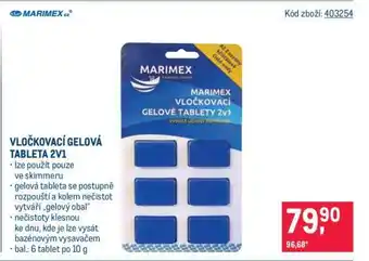 Makro VLOČKOVACÍ GELOVÁ TABLETA 2V1 nabídka