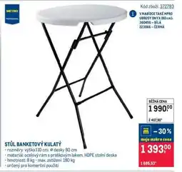 Makro STŮL BANKETOVÝ KULATÝ nabídka