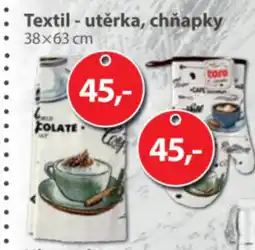 Kitos Textil - utěrka, chňapky nabídka