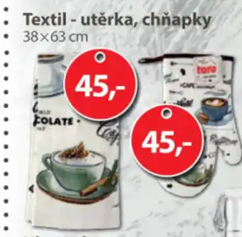 Kitos Textil - utěrka, chňapky nabídka