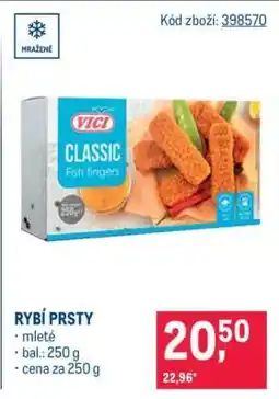 Makro Rybí prsty nabídka