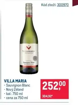 Makro VILLA MARIA nabídka