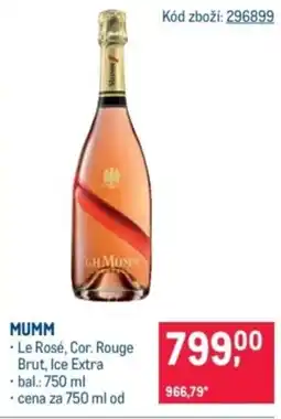 Makro MUMM nabídka
