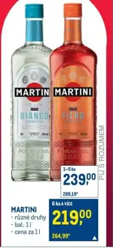 Makro MARTINI nabídka