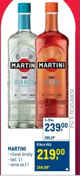 Makro MARTINI nabídka