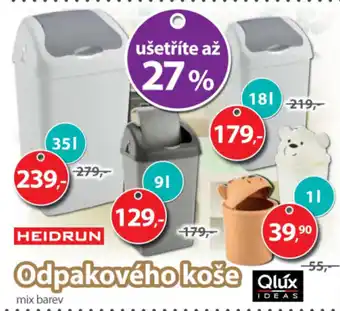 Kitos Odpakového koše Qlux nabídka