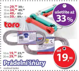 Kitos TORO Prádelní šňůry nabídka