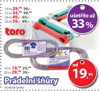 Kitos TORO Prádelní šňůry nabídka