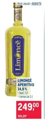 Makro LIMONCE Aperitivo 14.8% nabídka