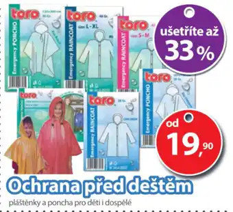 Kitos Ochrana před deštěm nabídka