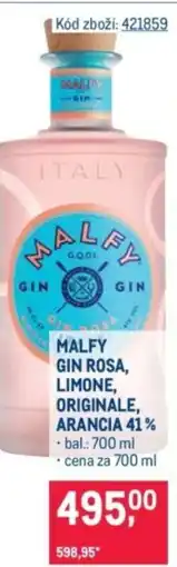 Makro Malfy gin rosa, limone, originale, arancia 41% nabídka