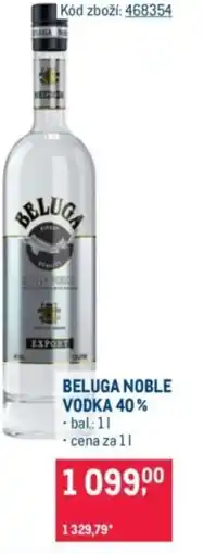Makro BELUGA NOBLE VODKA 40% nabídka