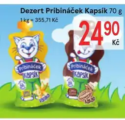 Žabka Dezert Pribináček Kapsík nabídka