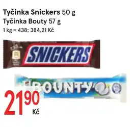 Žabka Tyčinka Snickers nabídka