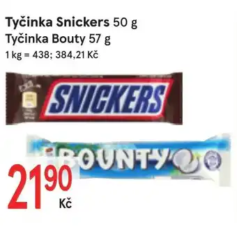 Žabka Tyčinka Snickers nabídka