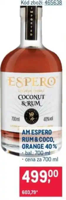 Makro Am espero rum &coco, orange 40% nabídka