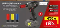 Lidl Parkside Performance Aku rázový utahovák 20 V nabídka