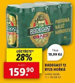 Lidl RADEGAST 12 RYZE HOŘKÁ nabídka