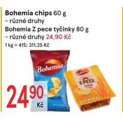 Žabka BOHEMIA chips nabídka