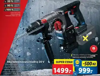 Lidl Aku kombinované kladivo 20 V nabídka