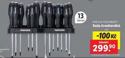 Lidl PARKSIDE PERFORMANCE Sada šroubováků nabídka