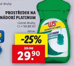 Lidl PROSTŘEDEK NA NÁDOBÍ PLATINUM nabídka