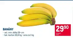 Makro Banány nabídka