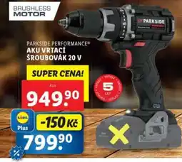 Lidl PARKSIDE PERFORMANCE Aku vrtací šroubovák 20 V nabídka