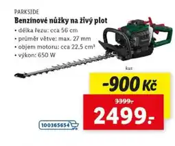 Lidl PARKSIDE Benzínové nůžky na živý plot nabídka