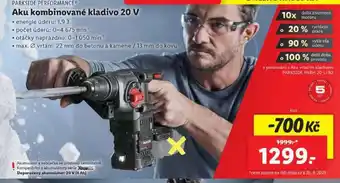 Lidl Aku kombinované kladivo 20 V nabídka