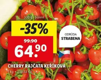 Lidl CHERRY RAJČATA KEŘÍKOVÁ nabídka