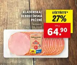 Lidl KLADENSKÁ / DEBRECÍNSKÁ PEČENĚ nabídka