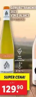 Lidl GEWURZTRAMINER 2023 VIN D'ALSACE nabídka