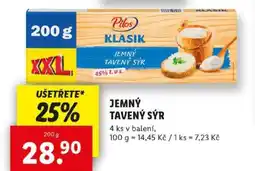 Lidl Pilos Klasik Jemný Tavený Sýr nabídka
