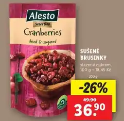 Lidl Alesto Cranberries nabídka