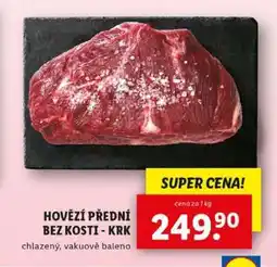 Lidl Hovězí přední bez kosti – krk nabídka