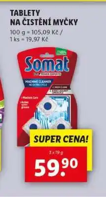 Lidl Somat Tablety na čištění myčky nabídka